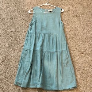 Universal thread seafoam gauze dress small